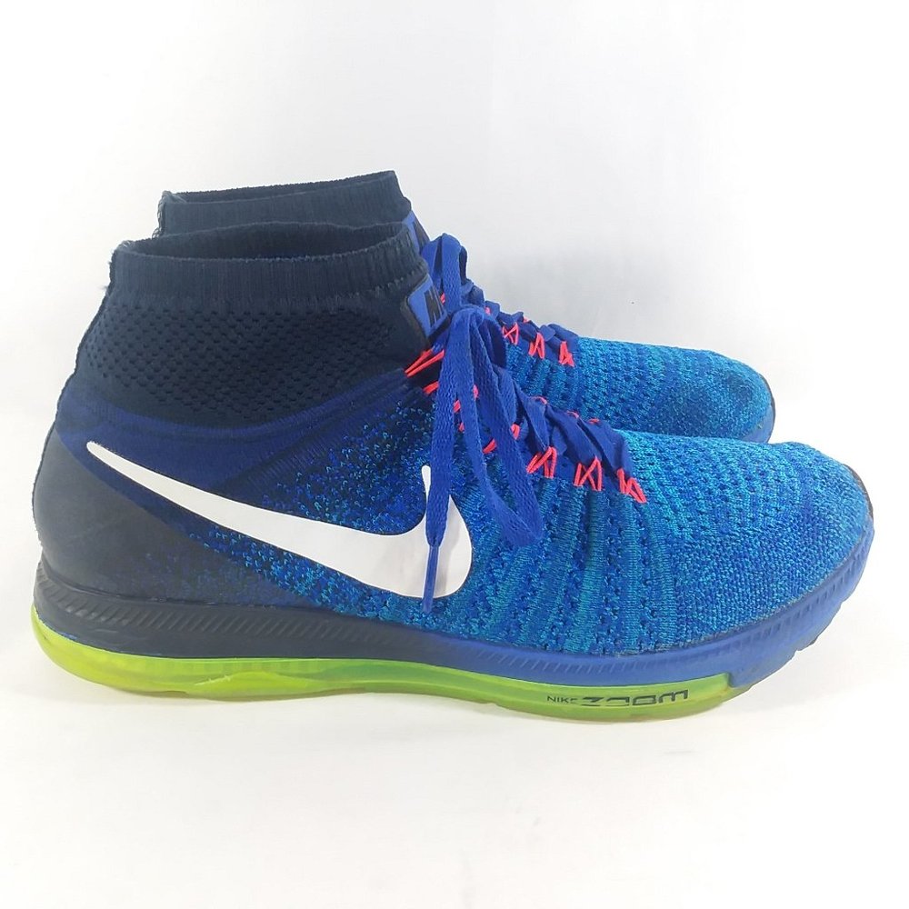 Nike Zoom All Out Flyknit Racer Blue Mens 8.5